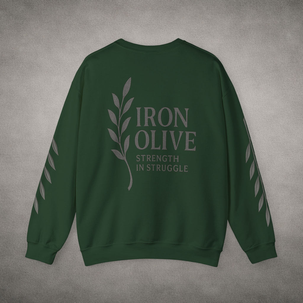 Iron Olive Crewneck Sweatshirt