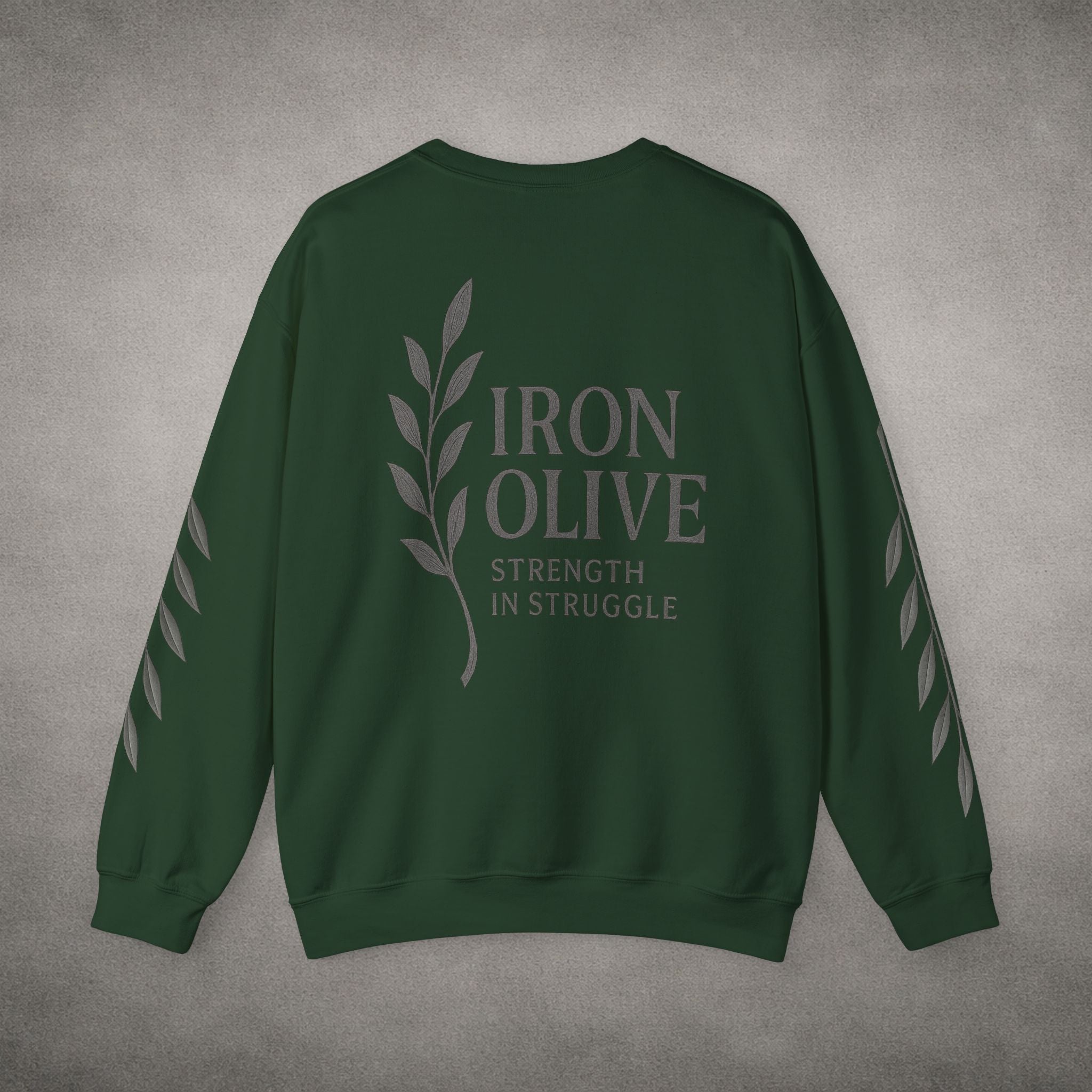 Iron Olive Crewneck Sweatshirt
